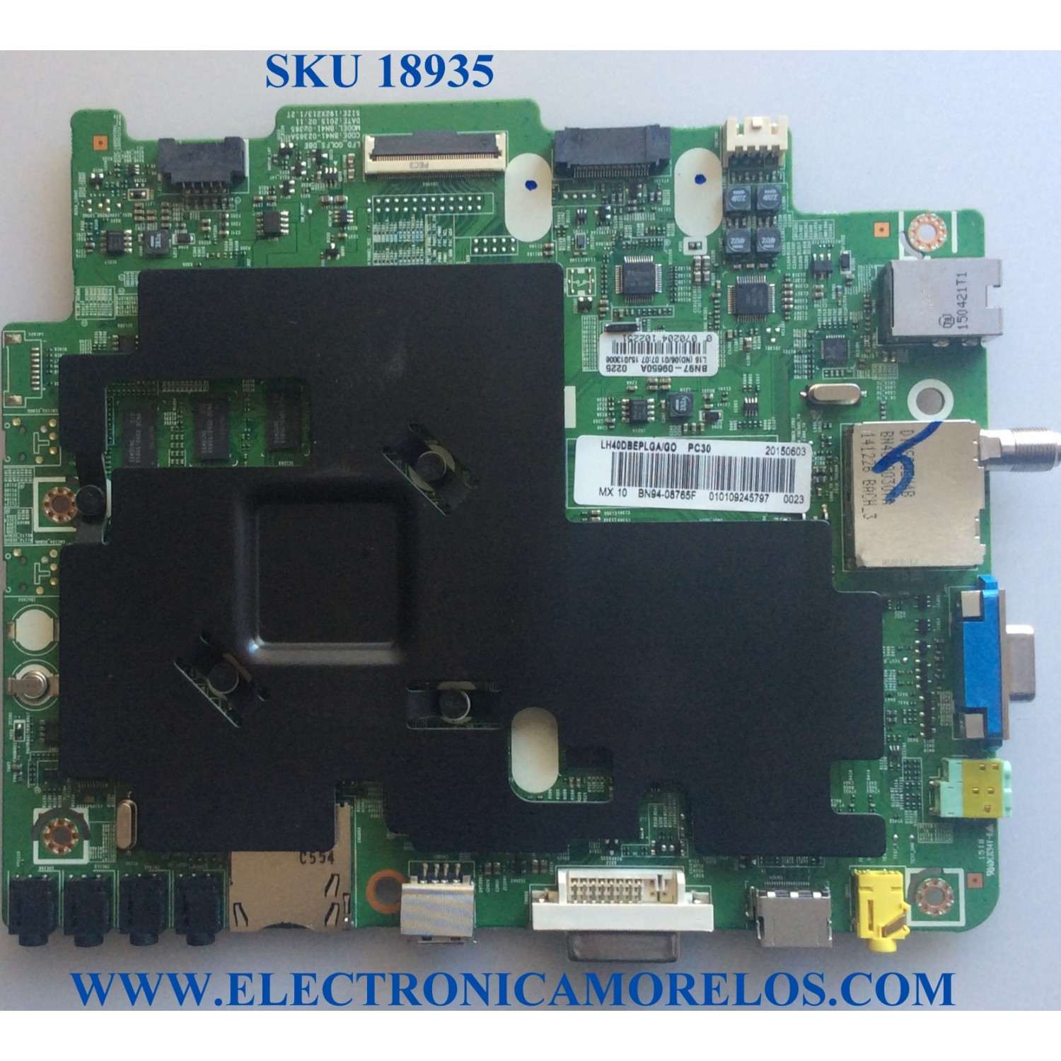 MAIN PARA TV  SAMSUNG NUMERO DE PARTE BN94-08765F / BN41-02365A / BN97-09650A / PANEL CY-GH040BGLV3H / MODELOS LH40DBEPLGA/GO US02 / LH40DBE